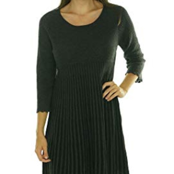 calvin klein long sleeve sweater dress